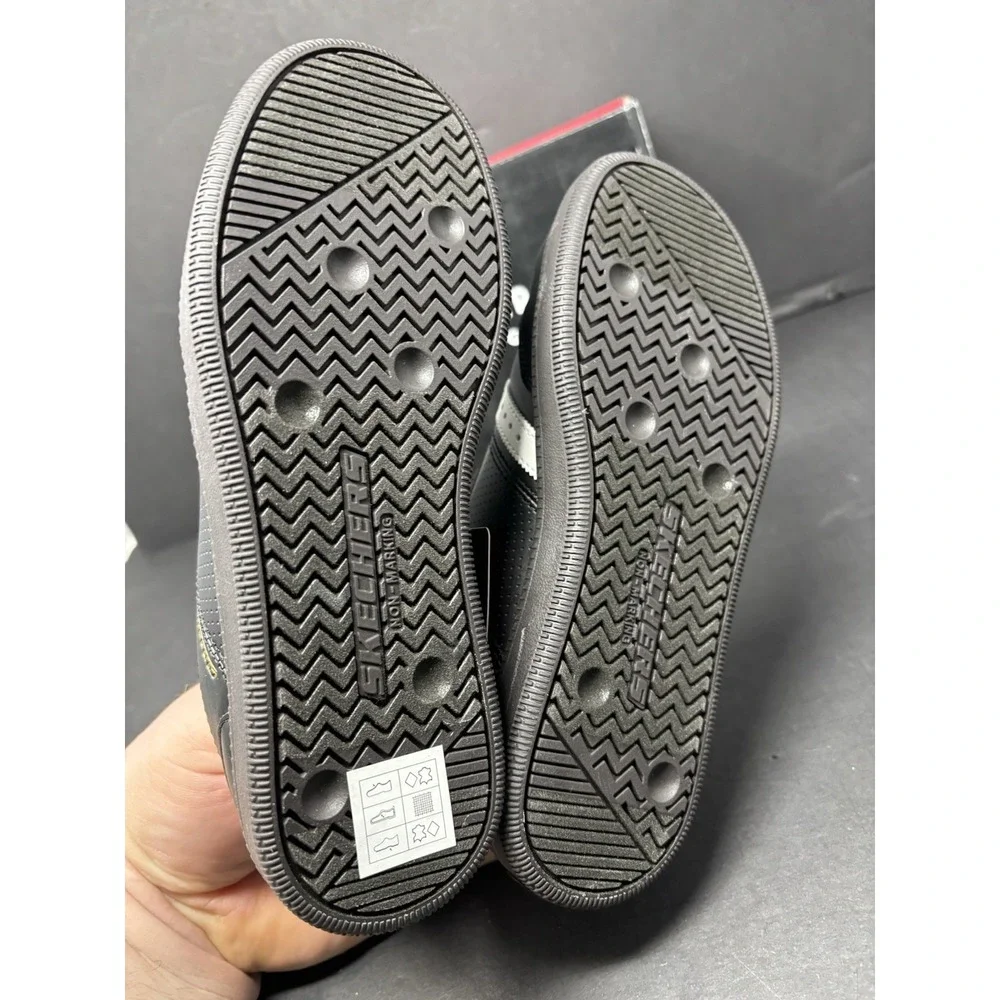 Skechers Los Angeles Zinger Street Black & White Sneaker 405730L, Youth Kids 2